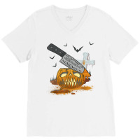 Marketing Communications Manager Funny Halloween Party T Shirt V-neck Tee | Artistshot