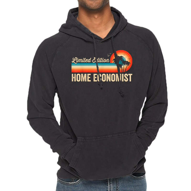 Home Economist Funny Birthday Retro Vintage Men Dad Vintage Hoodie by Outpost | Artistshot