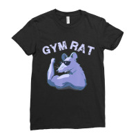 Gym Rat Work Out, Weight Lifting Cross Train Ladies Fitted T-shirt | Artistshot