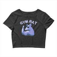 Gym Rat Work Out, Weight Lifting Cross Train Crop Top | Artistshot