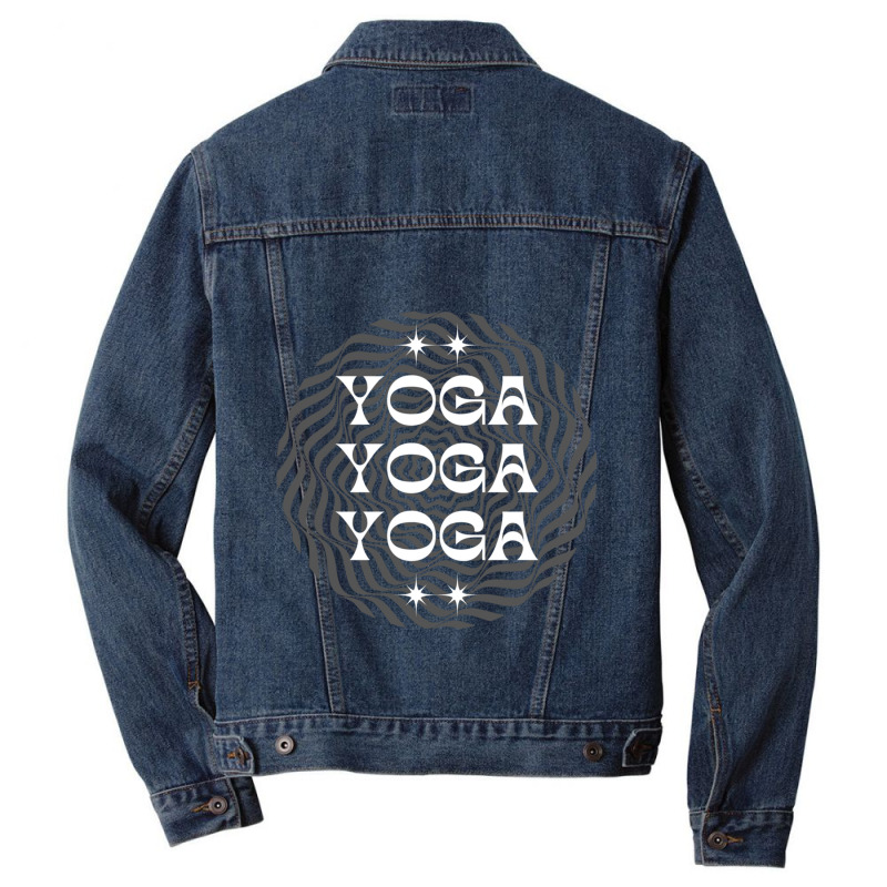 Okay But First Yoga    (14) Men Denim Jacket by cm-arts | Artistshot