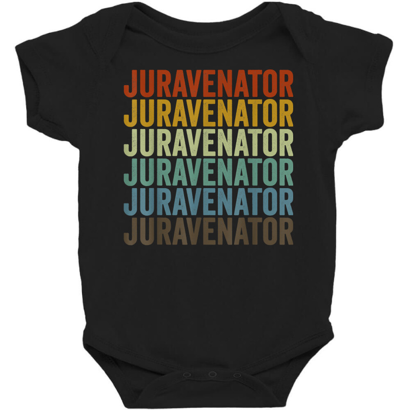 Juravenator Dinosaur Retro T Shirt Baby Bodysuit | Artistshot