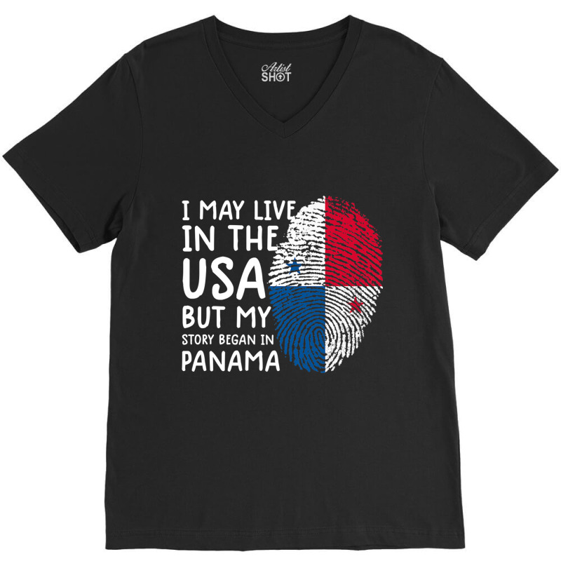 Panama Tee Shirt Men Panama Flag Shirt Women Panamanian Premium T Shir V-Neck Tee by cm-arts | Artistshot