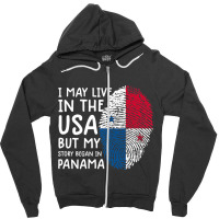 Panama Tee Shirt Men Panama Flag Shirt Women Panamanian Premium T Shir Zipper Hoodie | Artistshot