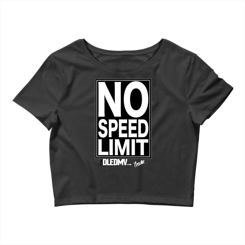 Dledmv-no Speed Limit Crop Top by MarkGoulas | Artistshot