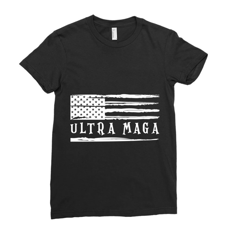 Ultra Maga Gear             (3) Ladies Fitted T-Shirt by cm-arts | Artistshot