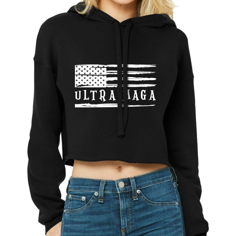 Ultra Maga Gear             (3) Cropped Hoodie by cm-arts | Artistshot