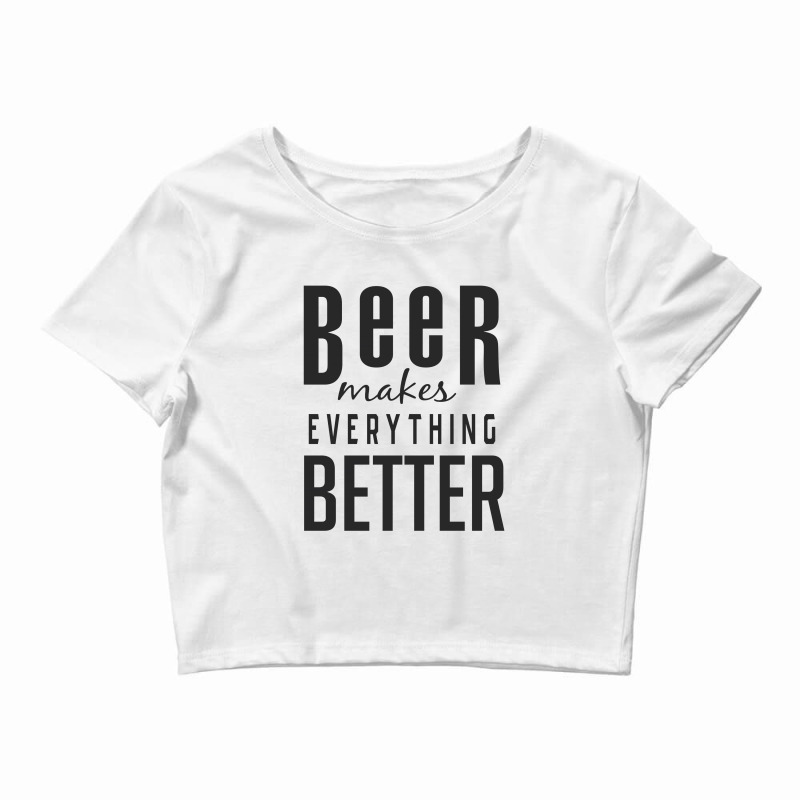 Beer Crop Top by Chris Ceconello | Artistshot