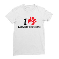 I Love Labrador Retrievers Ladies Fitted T-shirt | Artistshot