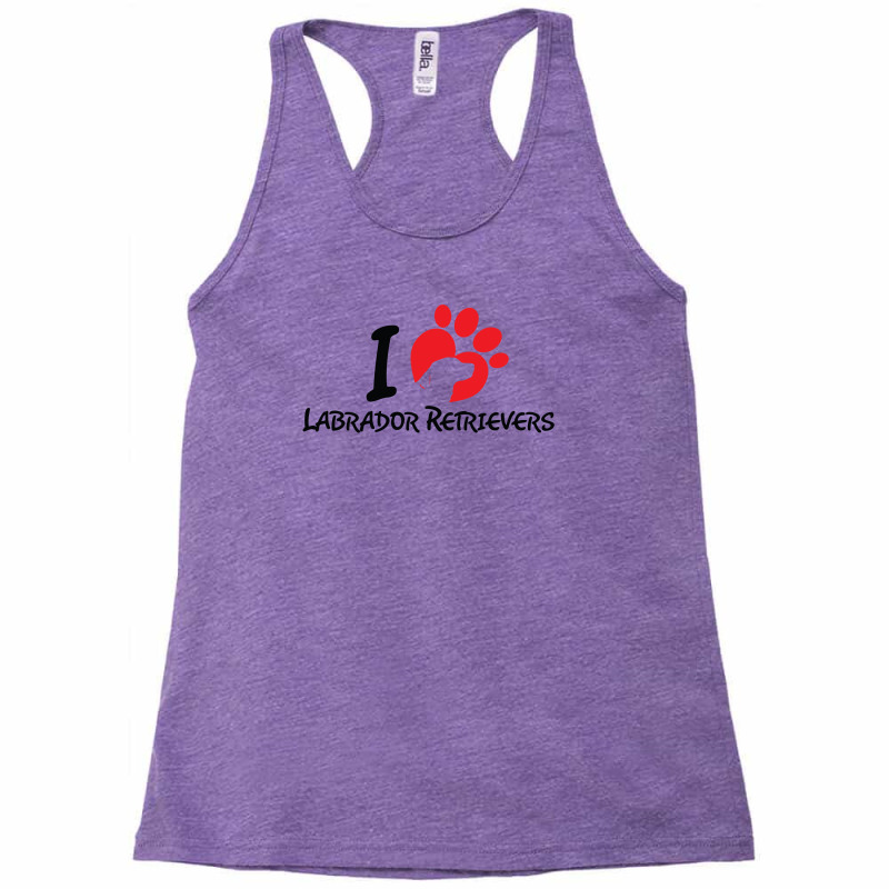 I Love Labrador Retrievers Racerback Tank by tshiart | Artistshot