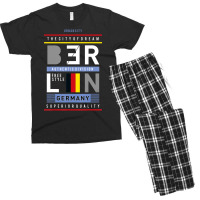 I Love Berlin Cool Berlin Deutschland Berlin Men's T-shirt Pajama Set | Artistshot