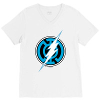 Green Lantern Blue Lantern Flash Long Sleeve T Shirt V-neck Tee | Artistshot