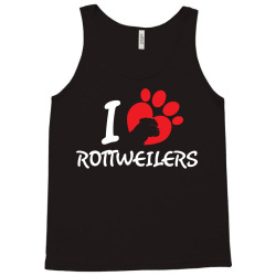 I Love Rottweilers Tank Top | Artistshot