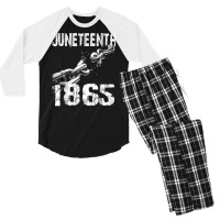 Juneteenth T Shirt T Shirt Men's 3/4 Sleeve Pajama Set | Artistshot