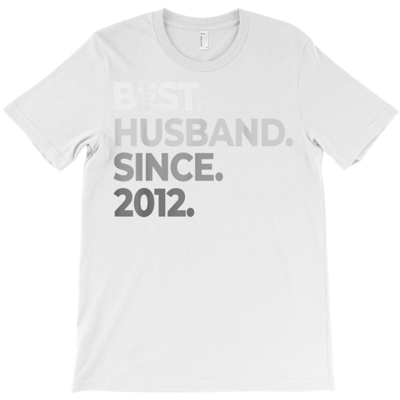 Mens Best Husband Since 2012  10th Wedding Anniversary Tin T Shirt T-shirt | Artistshot