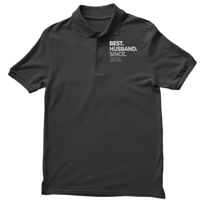 Mens Best Husband Since 2012  10th Wedding Anniversary Tin T Shirt Men's Polo Shirt | Artistshot