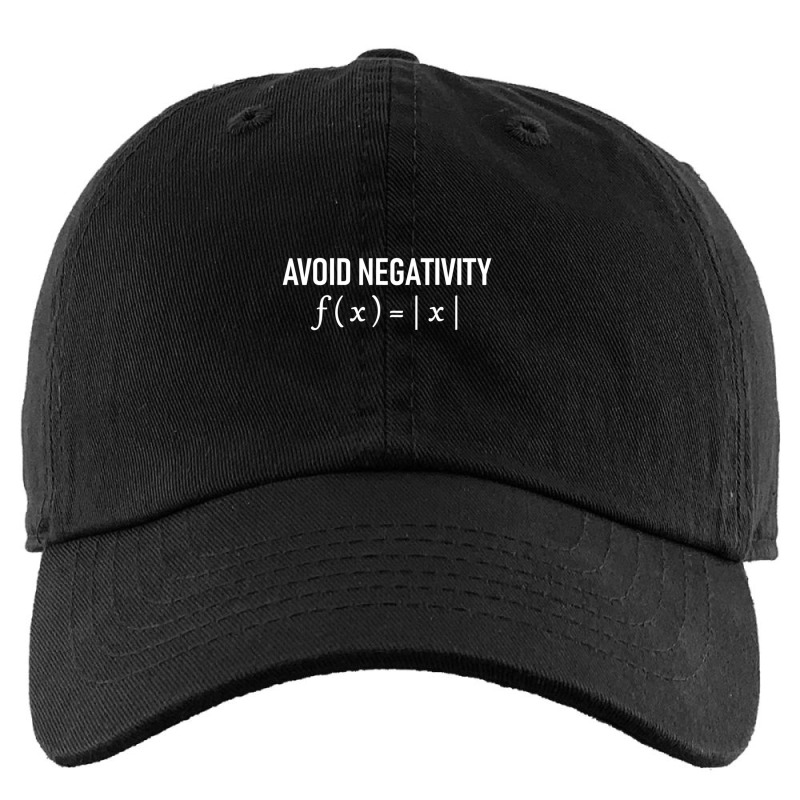 Humorous Avoid Negativity Math Equation Men Women Kids Cap by cm-arts | Artistshot