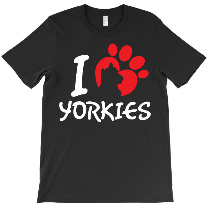 I Love Yorkies T-shirt | Artistshot