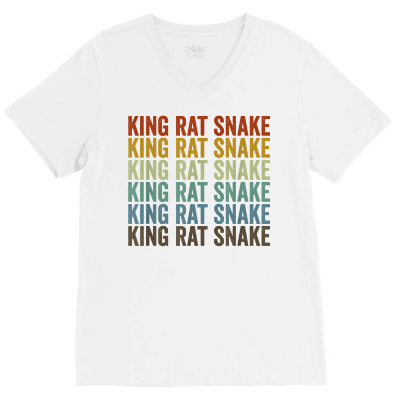 King Rat Snake Retro T Shirt V-neck Tee | Artistshot