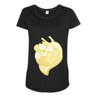 Lemon Roll Cake Snail Maternity Scoop Neck T-shirt | Artistshot