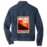 Arcade Fire Concer Men Denim Jacket | Artistshot