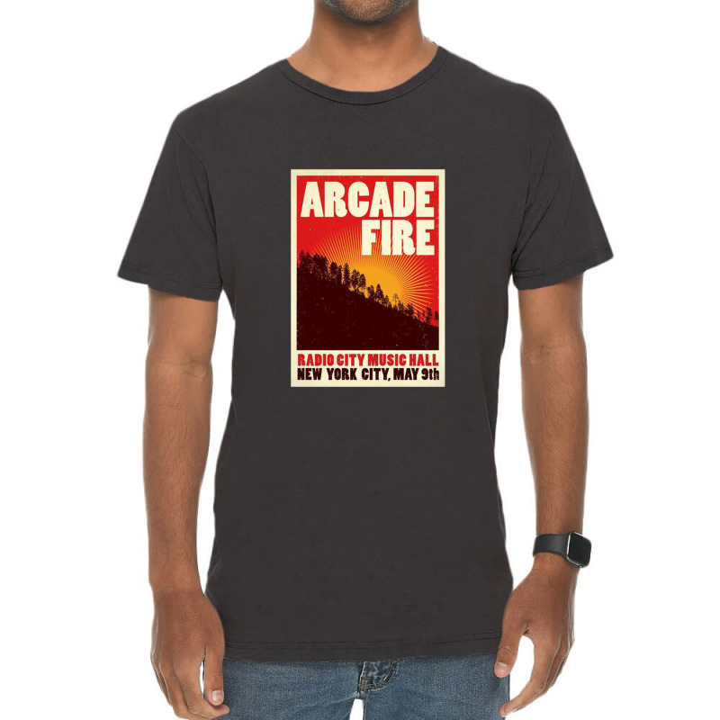 Arcade Fire Concer Vintage T-Shirt by cm-arts | Artistshot