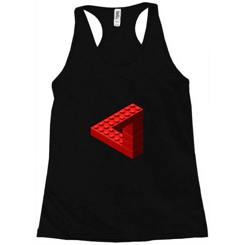 Escher Toy Bricks - Red Racerback Tank by NicholasRoberson | Artistshot