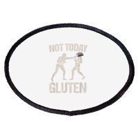 Gluten Free Gifts Wheat Barley Rye Celiac Disease Awareness T Shirt Oval Patch | Artistshot