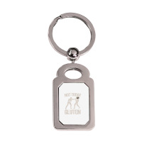 Gluten Free Gifts Wheat Barley Rye Celiac Disease Awareness T Shirt Silver Rectangle Keychain | Artistshot