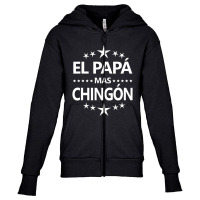 El Papa Mas Chingon Youth Zipper Hoodie | Artistshot