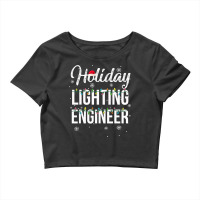 Holiday Lighting Engineer Christmas Light Mens Crop Top | Artistshot