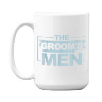 Mens The Groom's Men Groomsman Stag Party Bachelor Party 15 Oz Coffee Mug | Artistshot