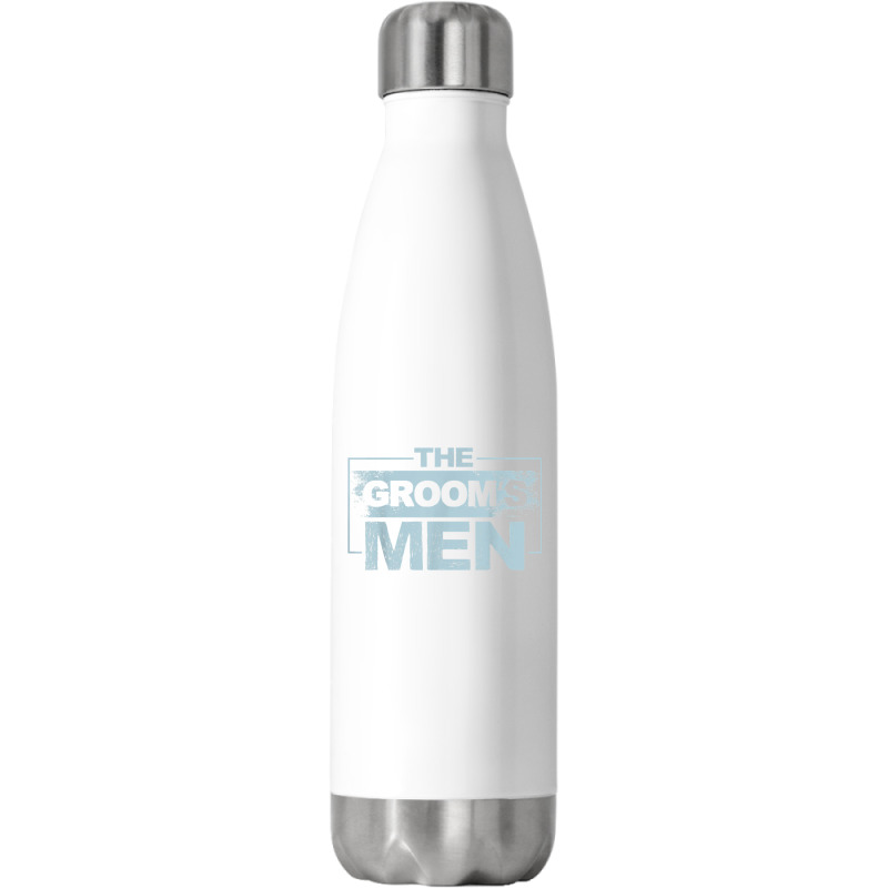 Mens The Groom's Men Groomsman Stag Party Bachelor Party Stainless Steel Water Bottle | Artistshot