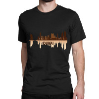 Dubai, Uae City Skyline United Arab Emirates Pride Classic T-shirt | Artistshot