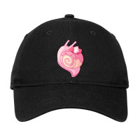 Strawberry Roll Cake Snail Adjustable Cap | Artistshot