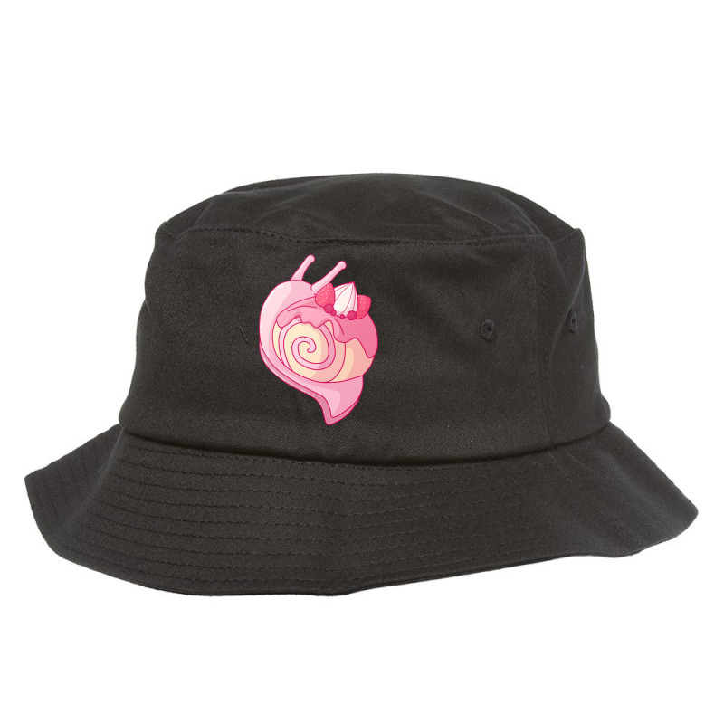 Strawberry Roll Cake Snail Bucket Hat by cm-arts | Artistshot