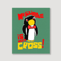 Mr Flibble Is Very Cross Portrait Canvas Print | Artistshot