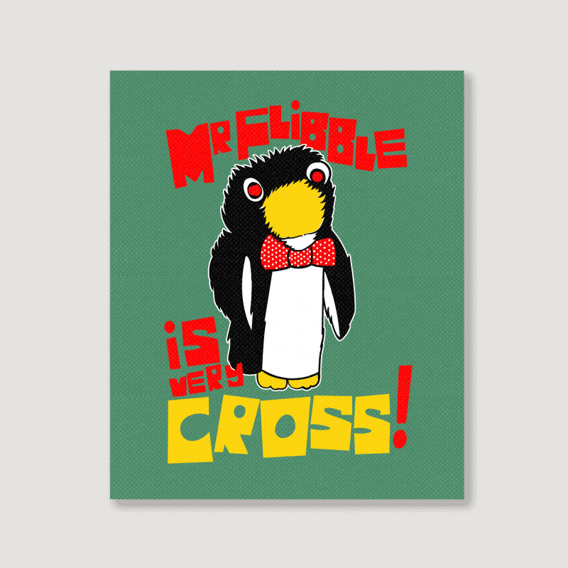 Mr Flibble Is Very Cross Portrait Canvas Print | Artistshot