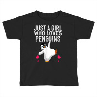 Funny Penguin Design For Women Girls Kids Aquatic Bird Lover T Shir Toddler T-shirt | Artistshot