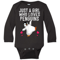 Funny Penguin Design For Women Girls Kids Aquatic Bird Lover T Shir Long Sleeve Baby Bodysuit | Artistshot