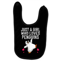 Funny Penguin Design For Women Girls Kids Aquatic Bird Lover T Shir Baby Bibs | Artistshot