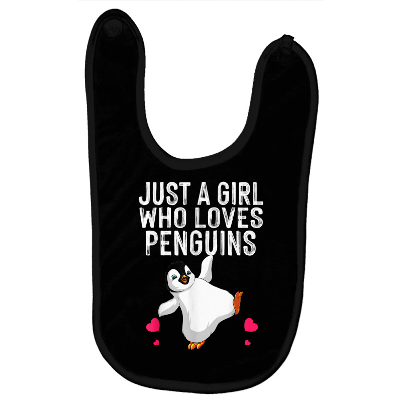 Funny Penguin Design For Women Girls Kids Aquatic Bird Lover T Shir Baby Bibs | Artistshot