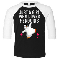 Funny Penguin Design For Women Girls Kids Aquatic Bird Lover T Shir Toddler 3/4 Sleeve Tee | Artistshot