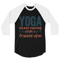 Punching Yoga Premium 3/4 Sleeve Shirt | Artistshot