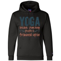 Punching Yoga Premium Champion Hoodie | Artistshot