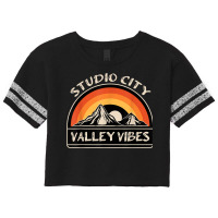 Studio City San Fernando Valley Vibes California Los Angeles Scorecard Crop Tee | Artistshot