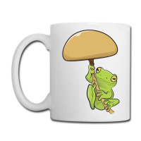 American Green Tree Frog And Fungus Coffee Mug | Artistshot