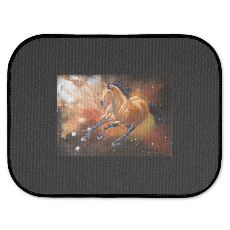 Galactic Stallion, Galactic Stallion Art, Galactic Stallion Painting,  Rear Car Mat by SHOPTYU | Artistshot