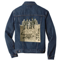 Tin Man Cowarldly Lion Scarecrow Toto Dorothy Wizard Of Oz Premium T S Men Denim Jacket | Artistshot