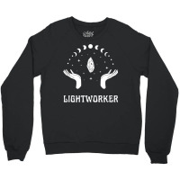 Moon Phase Energy Healer Lightworker New Age Reiki T Shirt Crewneck Sweatshirt | Artistshot